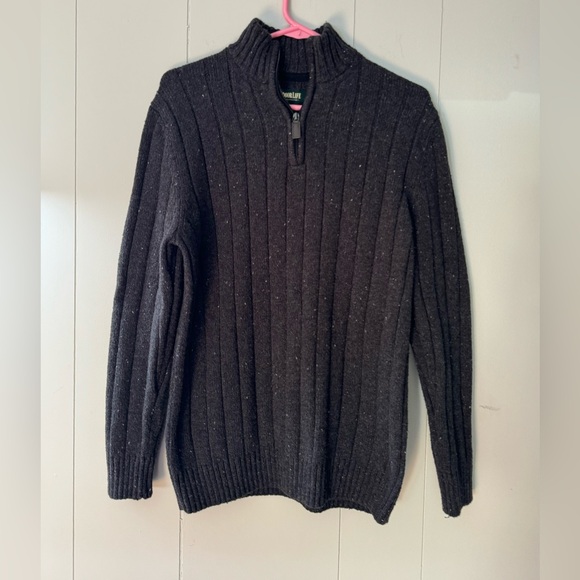 Outdoor Life Men's Grey Quarter Zip Sweater Size Large - Picture 1 of 10